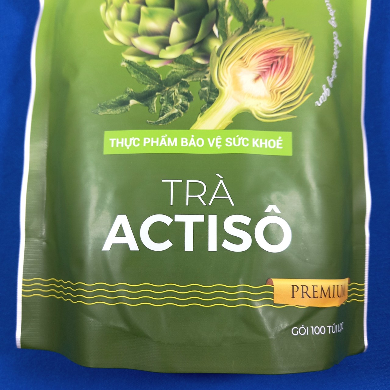 Trà Atiso Ladophar 100 túi lọc artichoke actiso combo 2 gói