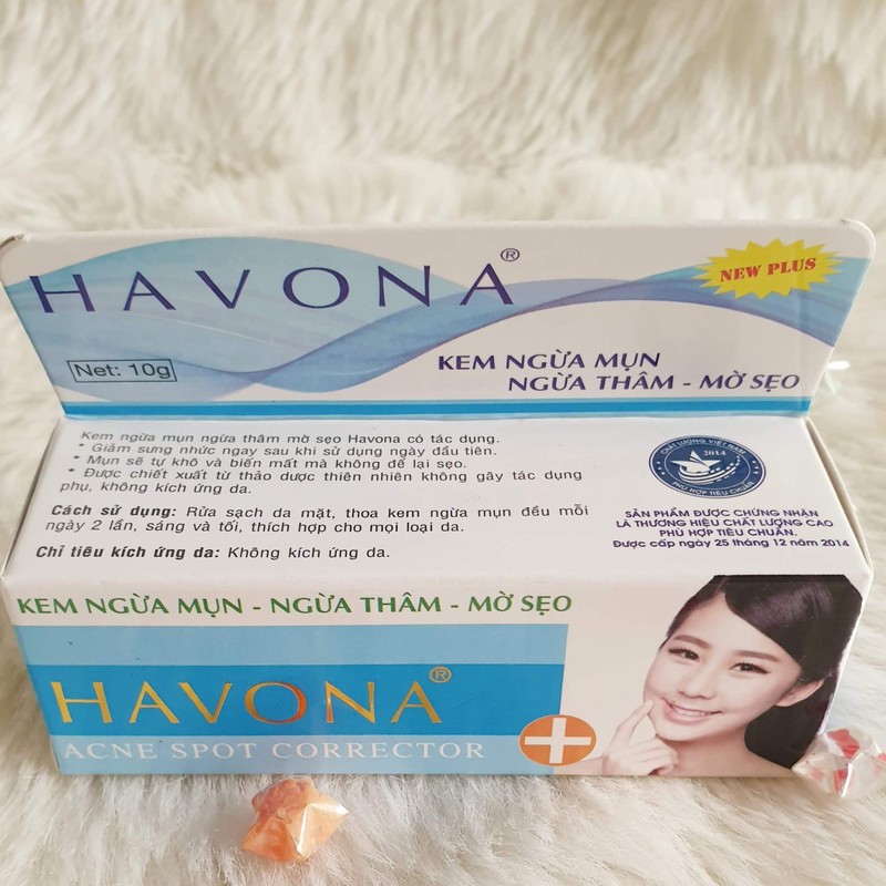 Kem Ngừa Mụn Thâm Dị Ứng HAVONA (New)