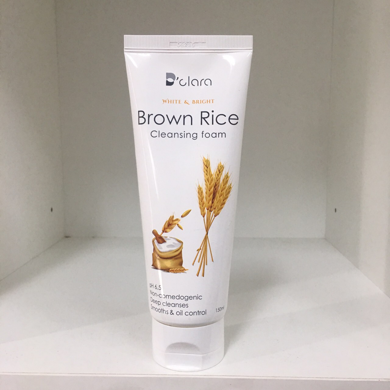 Brown rice cleansing foam