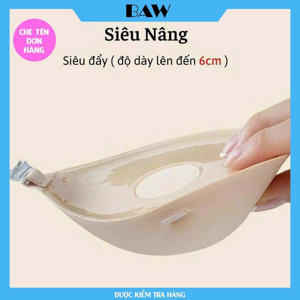 Áo Nâng Ngực Đệm dày 6cm áo cài trước tạo khe siêu nâng - Tặng kèm dây trong KQA12(che tên sản phẩm khi giao hàng)