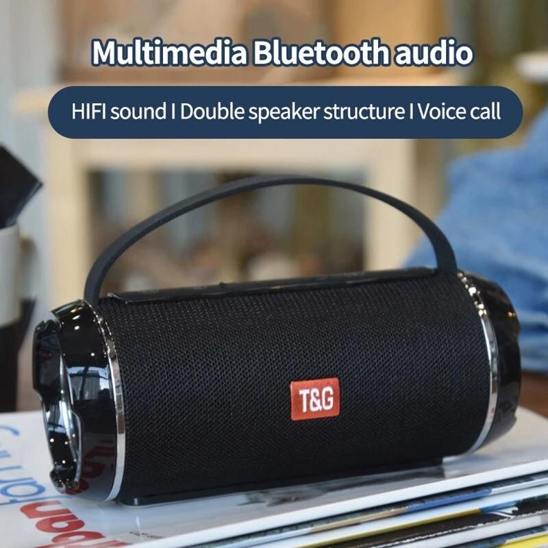 Loa Bluetooth Không Dây TG116C Du Lịch Và Ngoài Trời Cuộc Gọi Rảnh Tay Âm Thanh Nổi Di Động Loa Bluetooth TWS Color: green