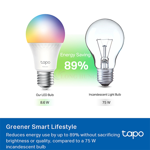 Đèn Wifi TP-Link Tapo Smart Wifi Multicolor L535E - Hàng chính hãng