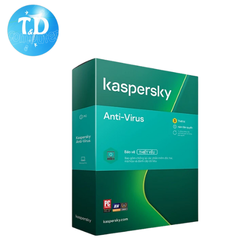 Bản quyền phần mềm diệt Virus Kaspersky Standard 1 năm cho 3 máy tính (KL10414UCFS) - Hàng chính hãng
