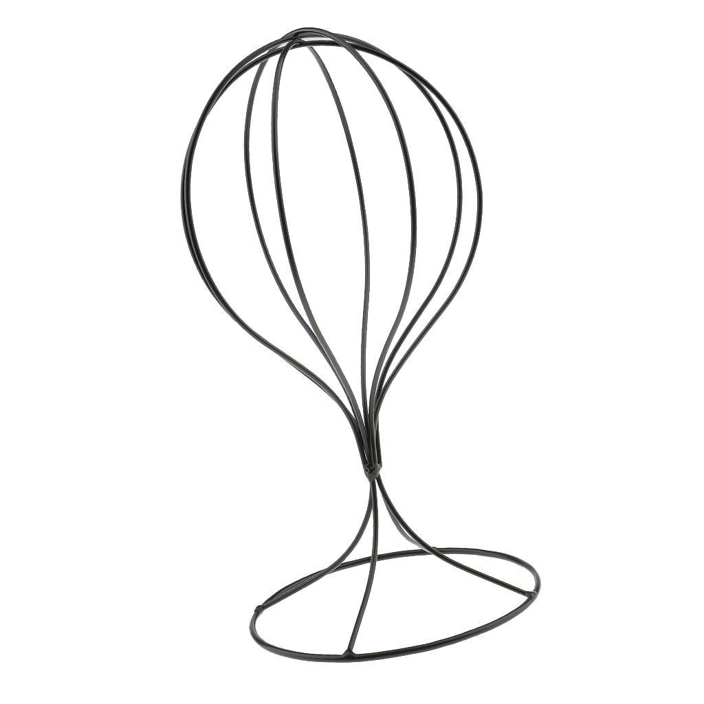 6Pcs Metal Hat Holder Hair Wigs Rack Stand Round Base Tool for Shop Home