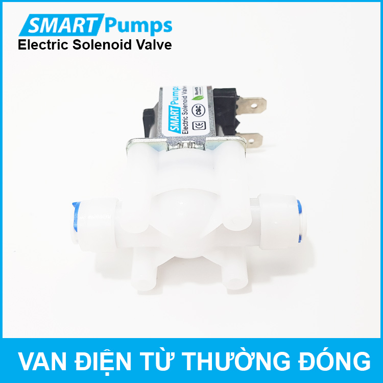 Van điện từ 24V RO 6mm thường đóng Smartpumps