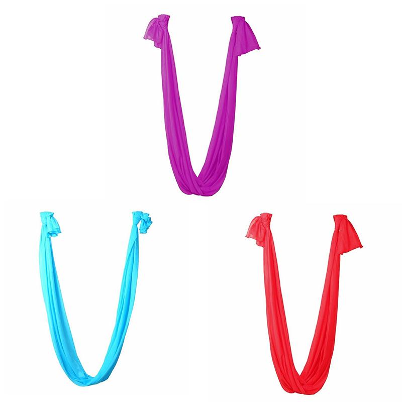 Yoga swing võng hình thang sling silk silk trên không tập thể dục chống trọng lực tập thể dục trên không yoga yoga yoga tập thể dục tập thể dục Color: RD