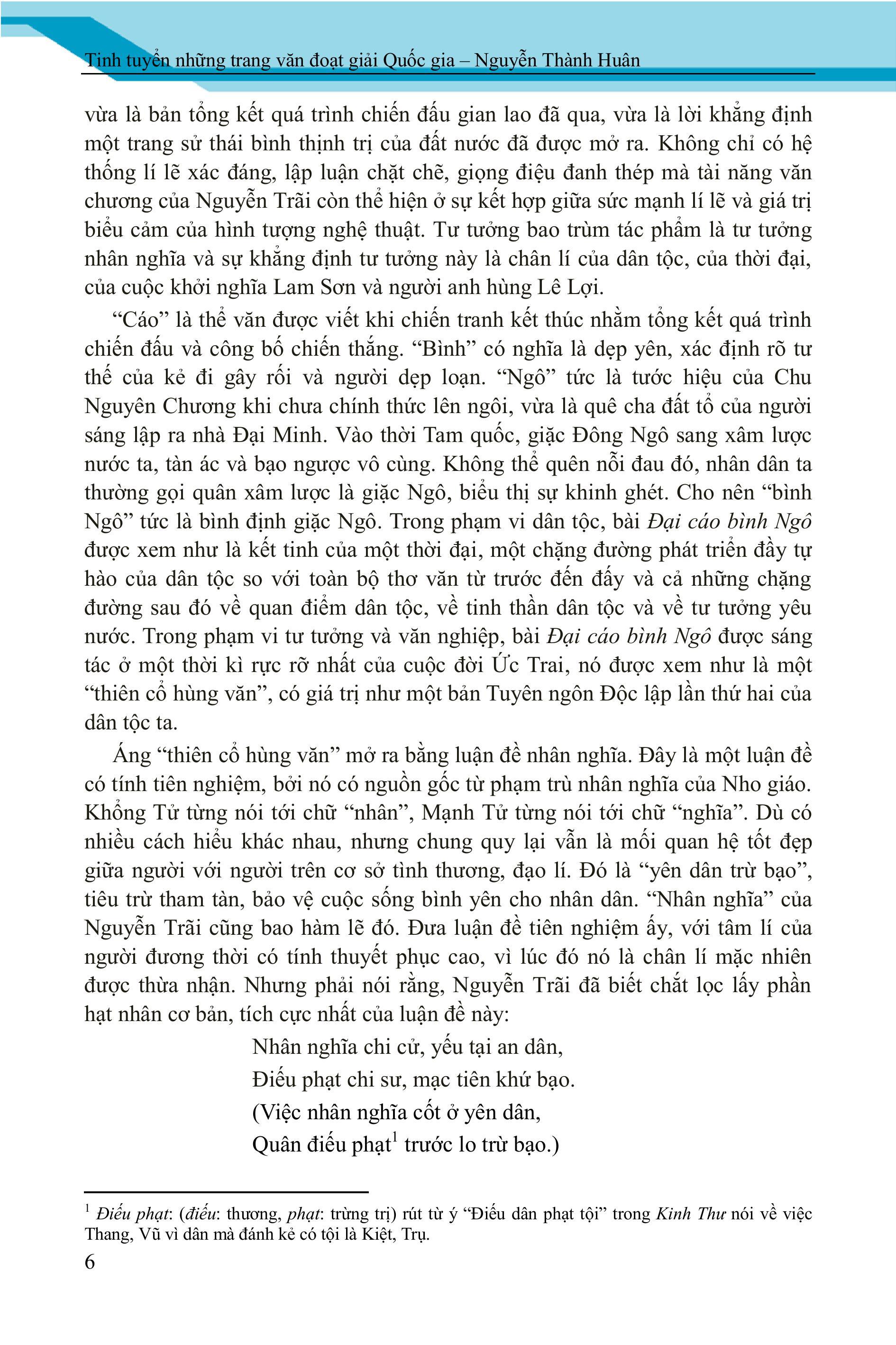 Sách - Tinh Tuyển Những Trang Văn Đoạt Giải Quốc Gia - Dùng Cho Khối THCS và THPT
