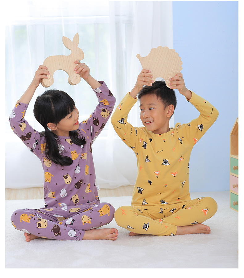 Bộ Đồ Cotton Thu Đông Mặc Nhà Bé Trai 3-4 tuổi, cao 100cm