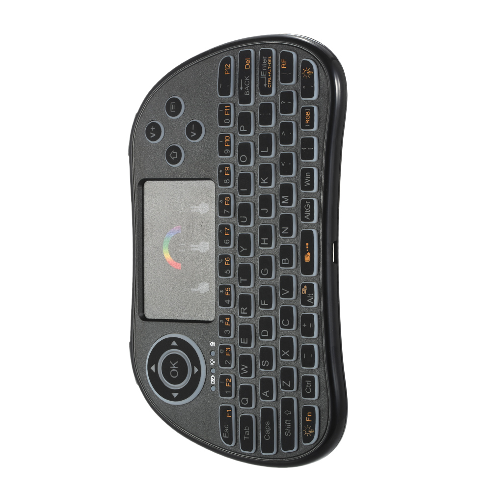 Bàn Phím Không Dây Có Đèn Nền 2.4GHz RGb Với Điều Khiển Từ Xa Bằng Chuột Cảm Ứng Cho AnDroid TV Box HTPC PC