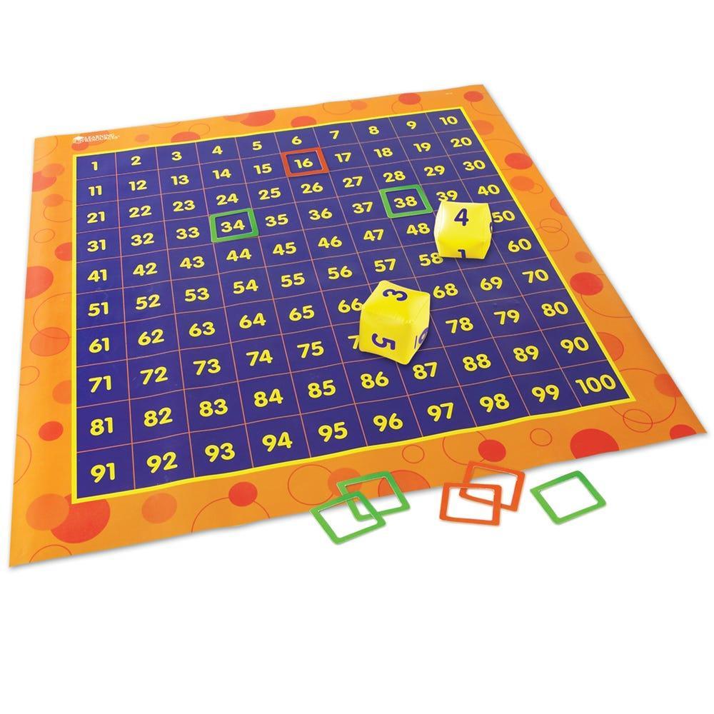 Learning Resources Thảm hoạt động số đếm 100 - Hundred Activity Mat