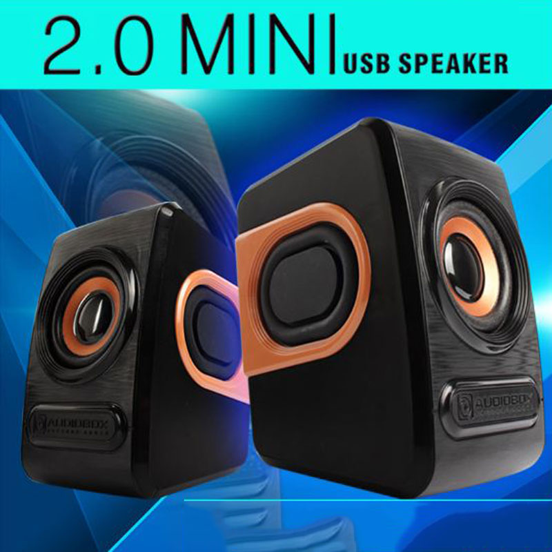 Bộ Loa Máy Tính Stereo Mini Để Bàn Cao Cấp Âm Thanh Siêu Trầm Hỗ Trợ USB 2.0