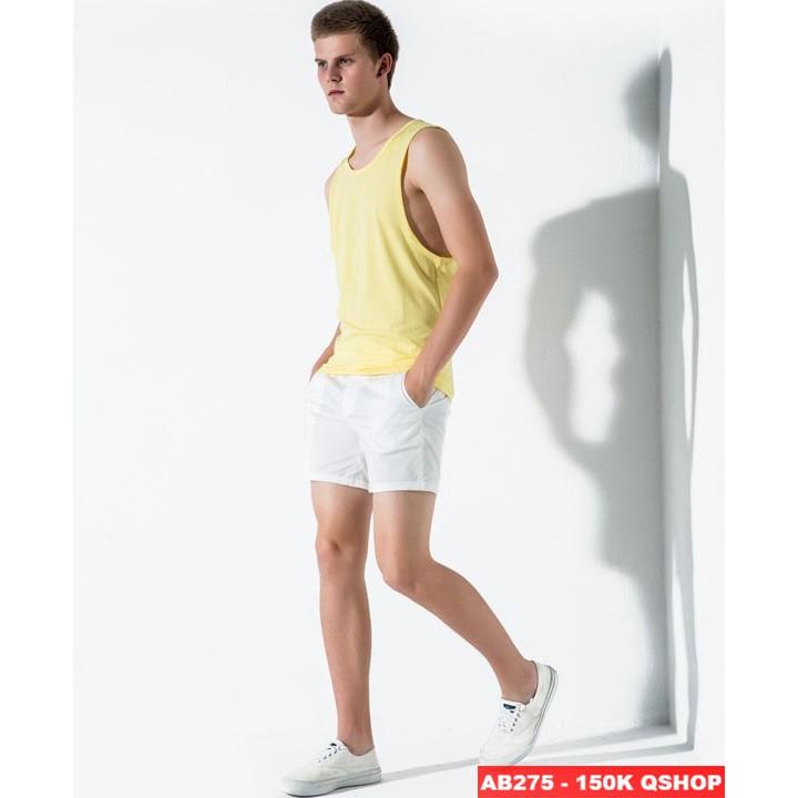 ÁO 3 LỖ NAM THUN COTTON MÊM MỊN AB275