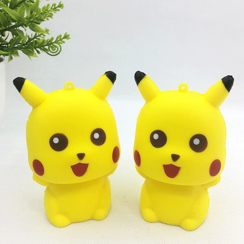 Đồ Chơi Squishy Hình Chú Pikachu Dễ Thương Cho Bé