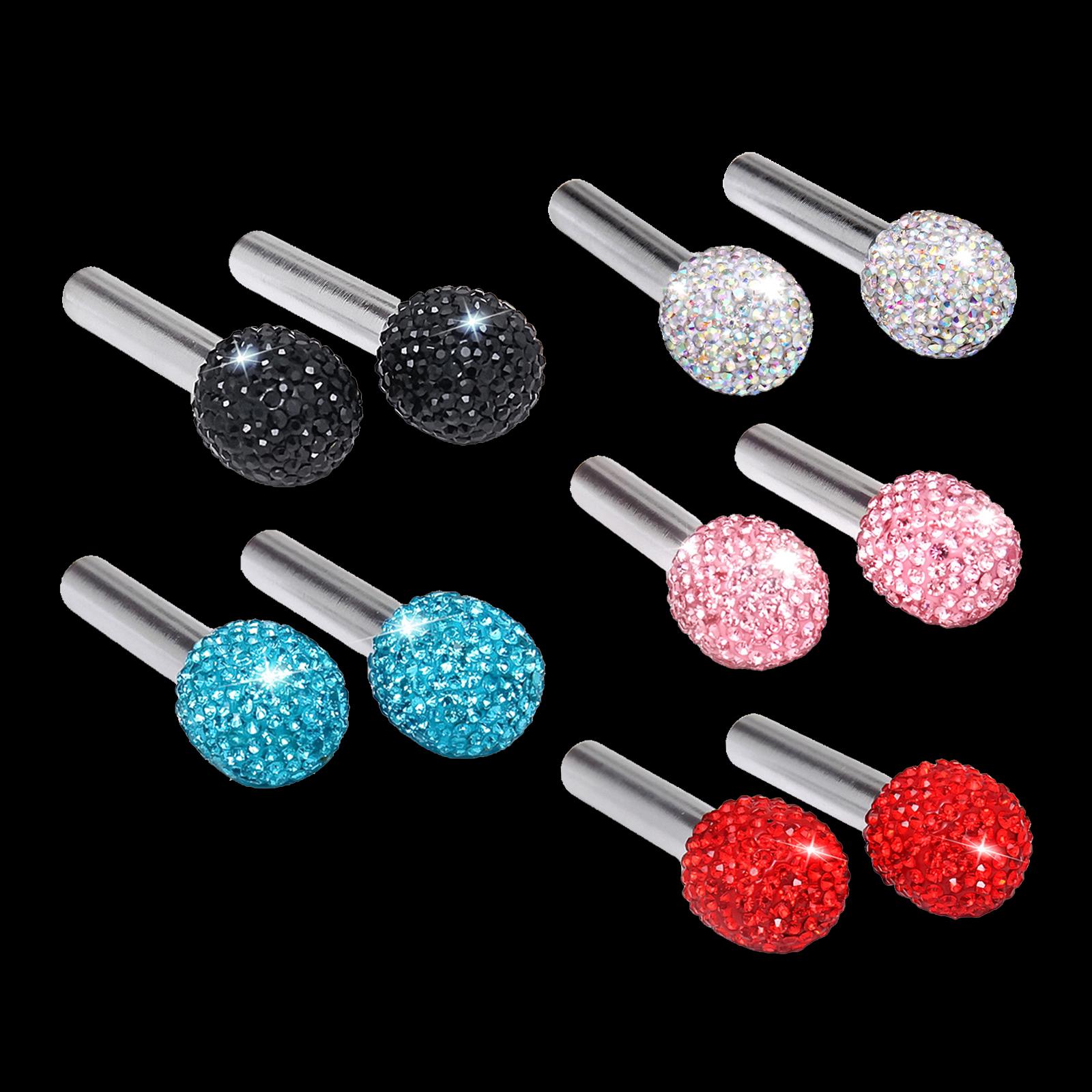 2pcs/Pack Bling Car Door Lock Pull  Auto Interior Trim
