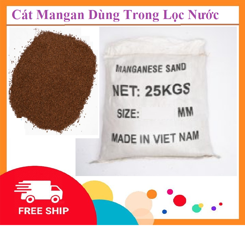 Cát Mangan -Dùng Trong Lọc Nước- Khử Phèn