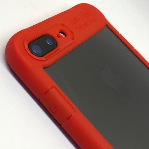 Ốp lưng cho iPhone 7 Plus và 8 Plus hiệu ipaky chống sốc / TPU mềm viền màu / PC cứng trong suốt - Hàng nhập khẩu