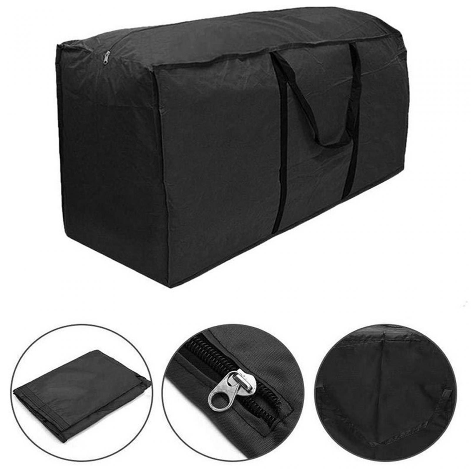 Christmas Tree Storage Bag with Carry Handle Organizer Reusable Cushion Storage Bag Practical Zippered Bag for Pillow