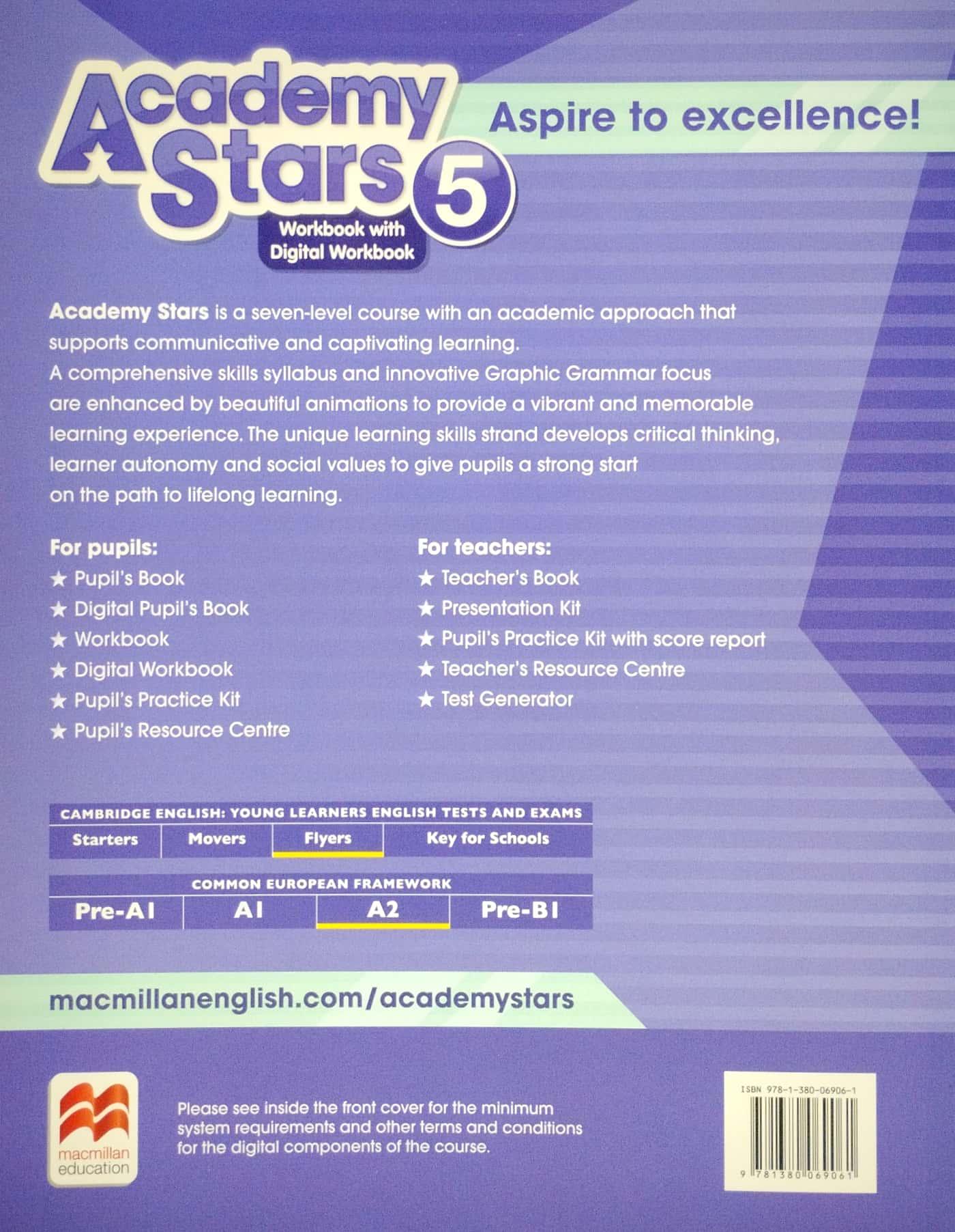 Academy Stars Level 5 Workbook &amp; Digital Workbook