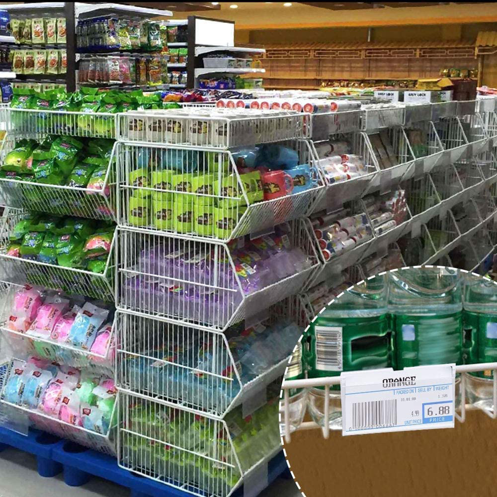 50/100cái Nẹp bảng siêu thị, Nẹp bảng giá dùng trong siêu thị, nẹp nhựa gài giá, nẹp nhựa siêu thị, nẹp cửa ô t