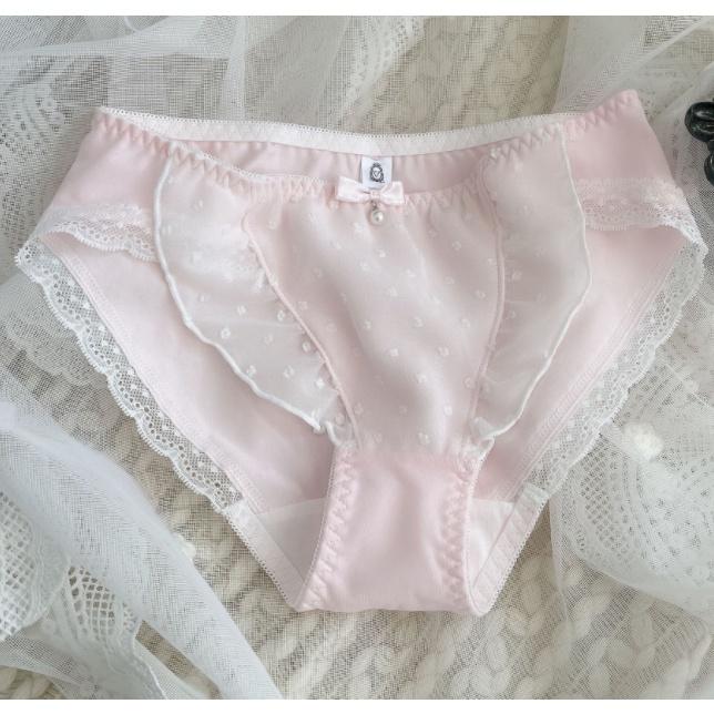 Quần Lót Nữ Cotton Phủ Voan Hoa Ngang Eo Xuất Đông Âu Hàng Loại Đẹp.