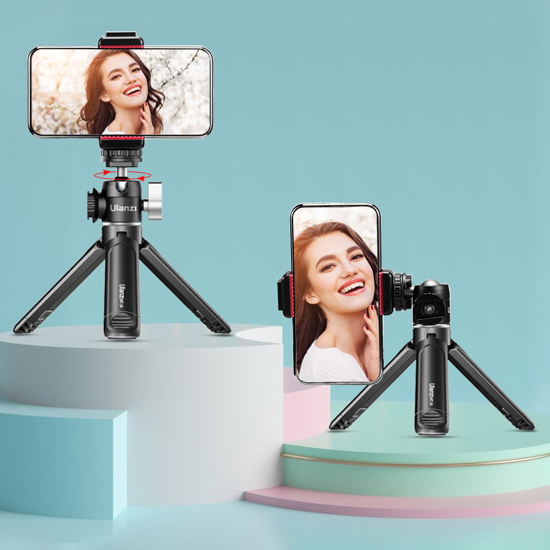 Ulanzi U-Vlog Lite - Tripod Cho Máy Ảnh, Có Cold Shoe Gắn Phụ Kiện, Tải Trọng 2kg - Hàng chính hãng