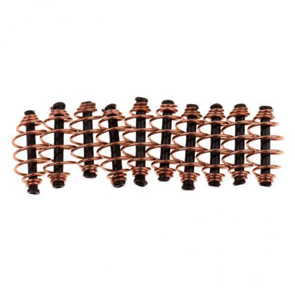 3-4pack 10pcs Carp Spring Inline Fishing Feeder Coarse Bait Fishing Tackle Cage