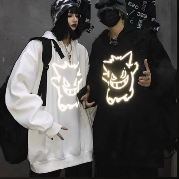 Áo Hoodie Drew phản quang, Áo Hoodie nam nữ tay dài chất nỉ bông dày dặn, Áo hoodie in phản quang màu bạc thun nỉ ngoại decal in xịn form dưới 70kg, áo khoác hoodie nam nữ from rộng unisex ulzzang quảng châu cao cấp
