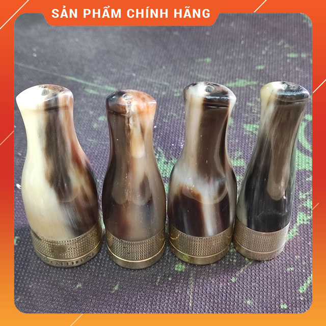 Bộ Tẩu Sừng Bắt Tóp Cuối Điếu Cigar 4 chiếc COB-TS01 Cao Cấp - Món Quà Ý Nghĩa Cho Sức Khỏe