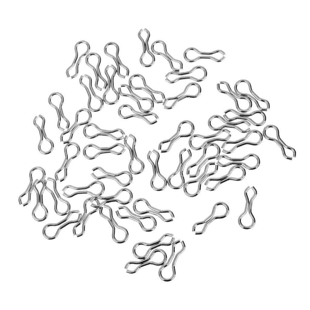 50 Pieces Alloy Brass Eye Grommets for Weight Mold Material