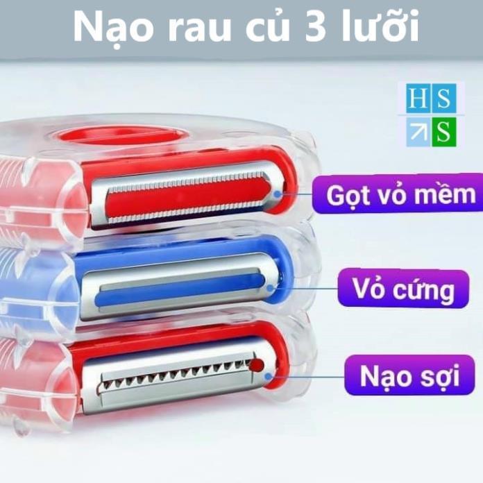 Dụng cụ gọt nạo bào sợi củ quả đa năng 3 in 1