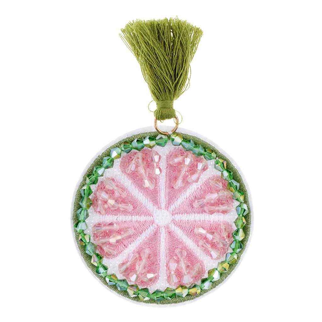 Iron /Sew On Lemon Beads Rhinestones Patch Applique For Clothes Bags Decor