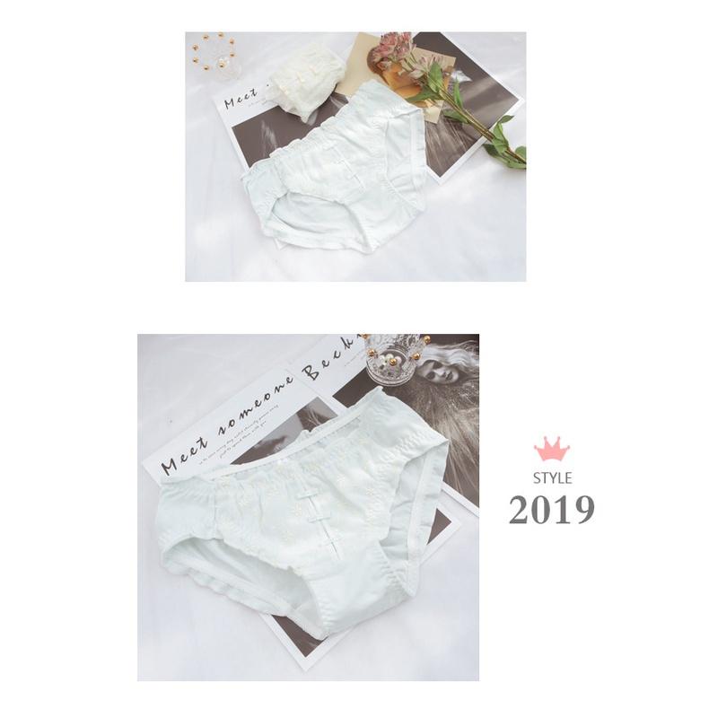 Quần Lót Nữ Cotton Kháng Khuẩn Phủ Ren Hoa Bóng Xuất Đông Âu . Hàng Loại Đẹp.