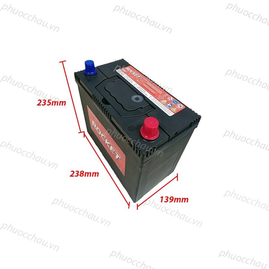 Ắc Quy ROCKET SMF 65B24L/LS/RS (12V-50Ah)