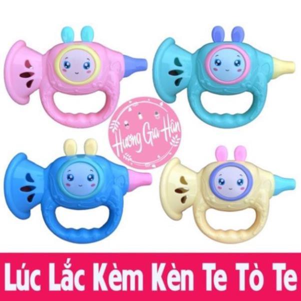 Lục Lạc Kèm Kèn Te Tò Te Giúp Bé Phát Triển Thính Giác Và Khả Năng Cầm Nắm