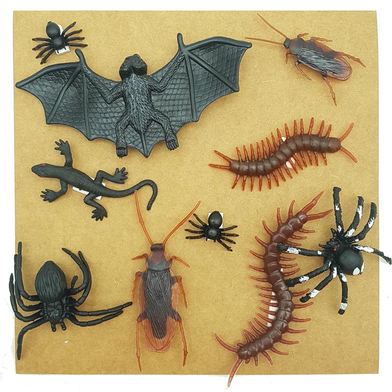 Bộ 10 Mô Hình Nhựa Trang Trí Halloween - Vinacraft HLW 23