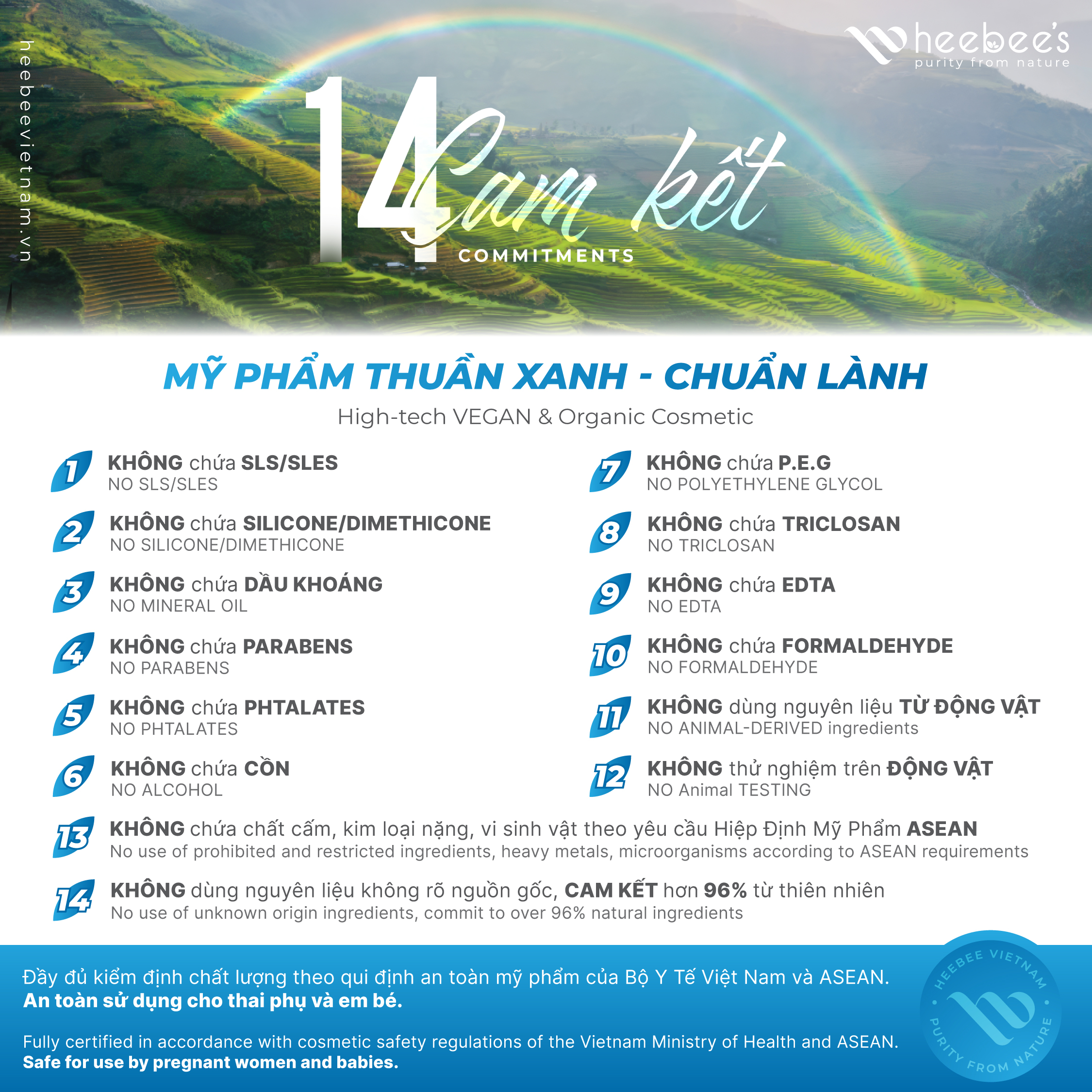 Kem Đánh Răng Thảo Dược Thuần Chay Sạch Mảng Bám, Giảm Ê Buốt Chiết Xuất Từ Quế Cam Thảo Heebee 60g