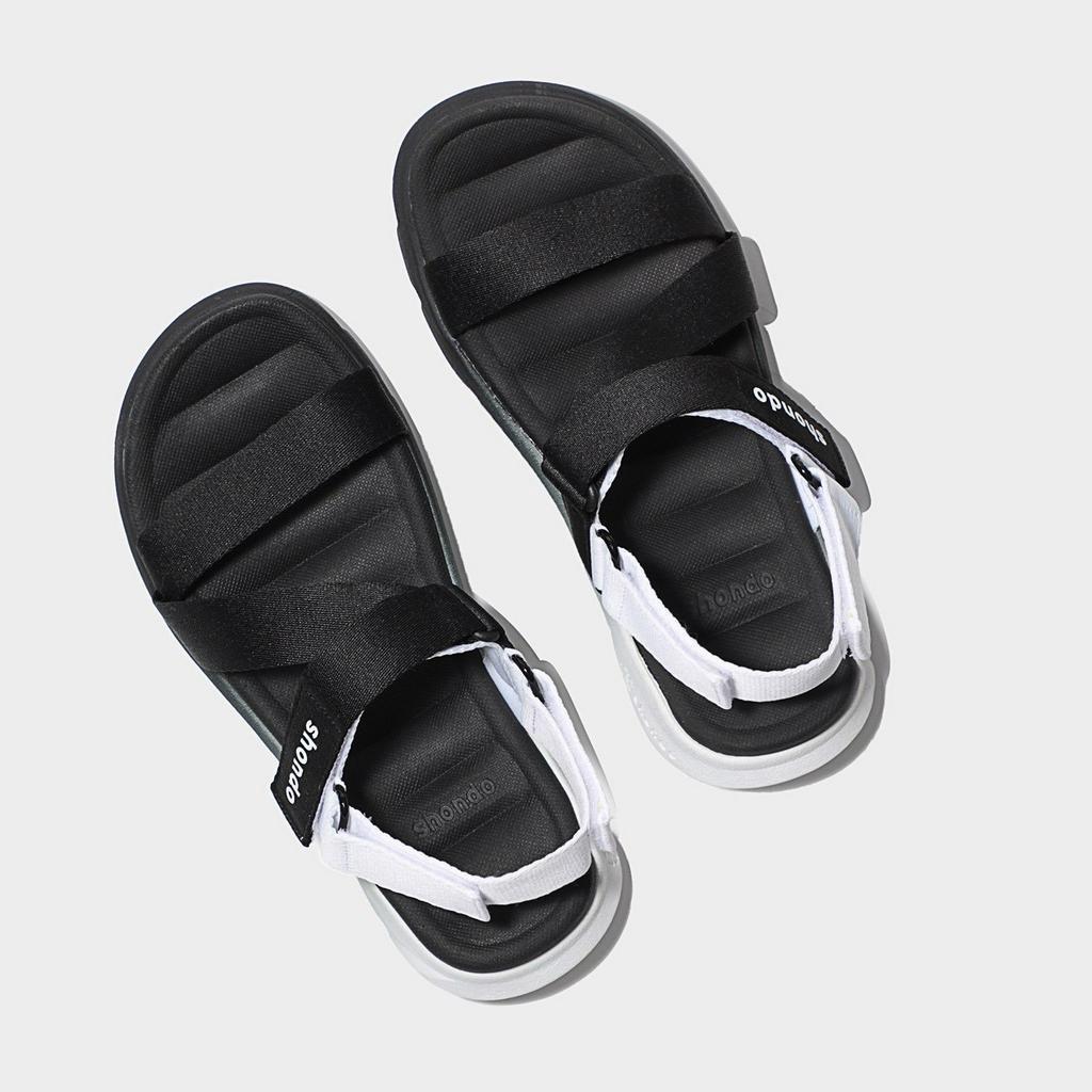 Sandals F6 Sport ombre đế 2 màu đen trắng F6S0110 mẫu mới nhất