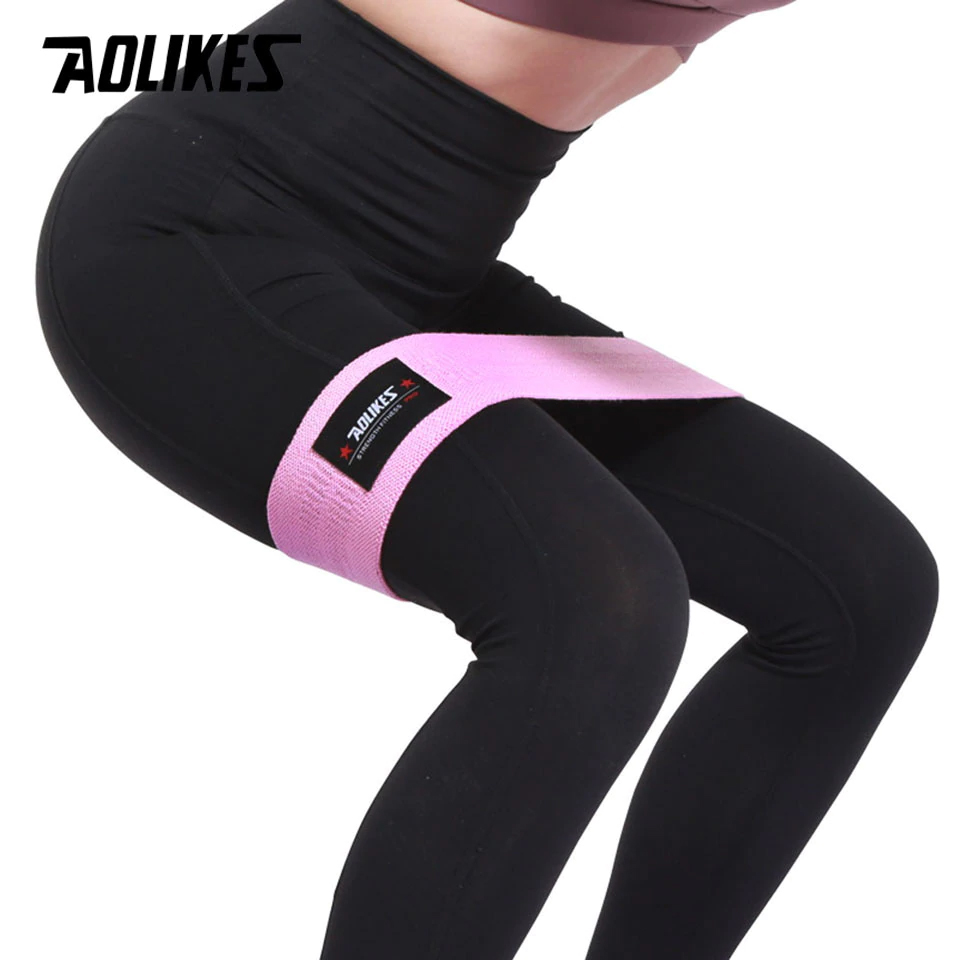 Dây kháng lực tập mông đùi AOLIKES A-3603 Hip Resistance Bands