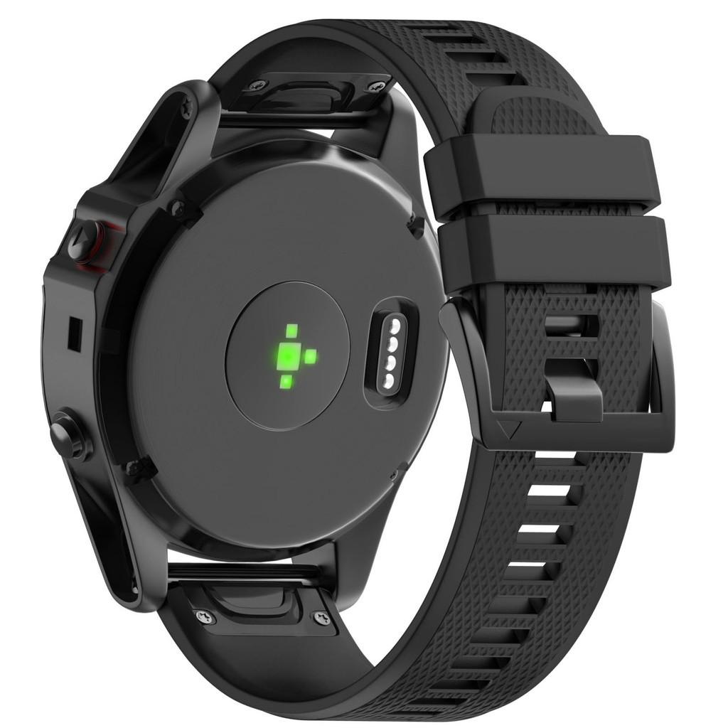 22mm Silicone Quick Release Easy Fit Band Strap for Garmin Fenix 5 Plus 6 pro