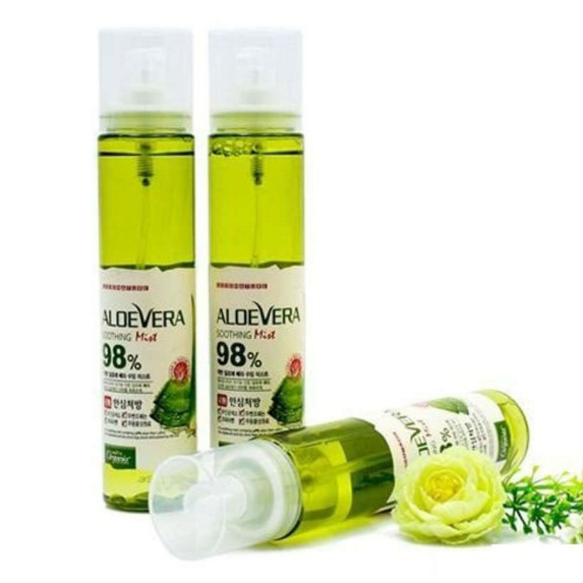 Xịt Khoáng Chiết Xuất Lô Hội Aloe Vera Soothing Mist 98% Organia