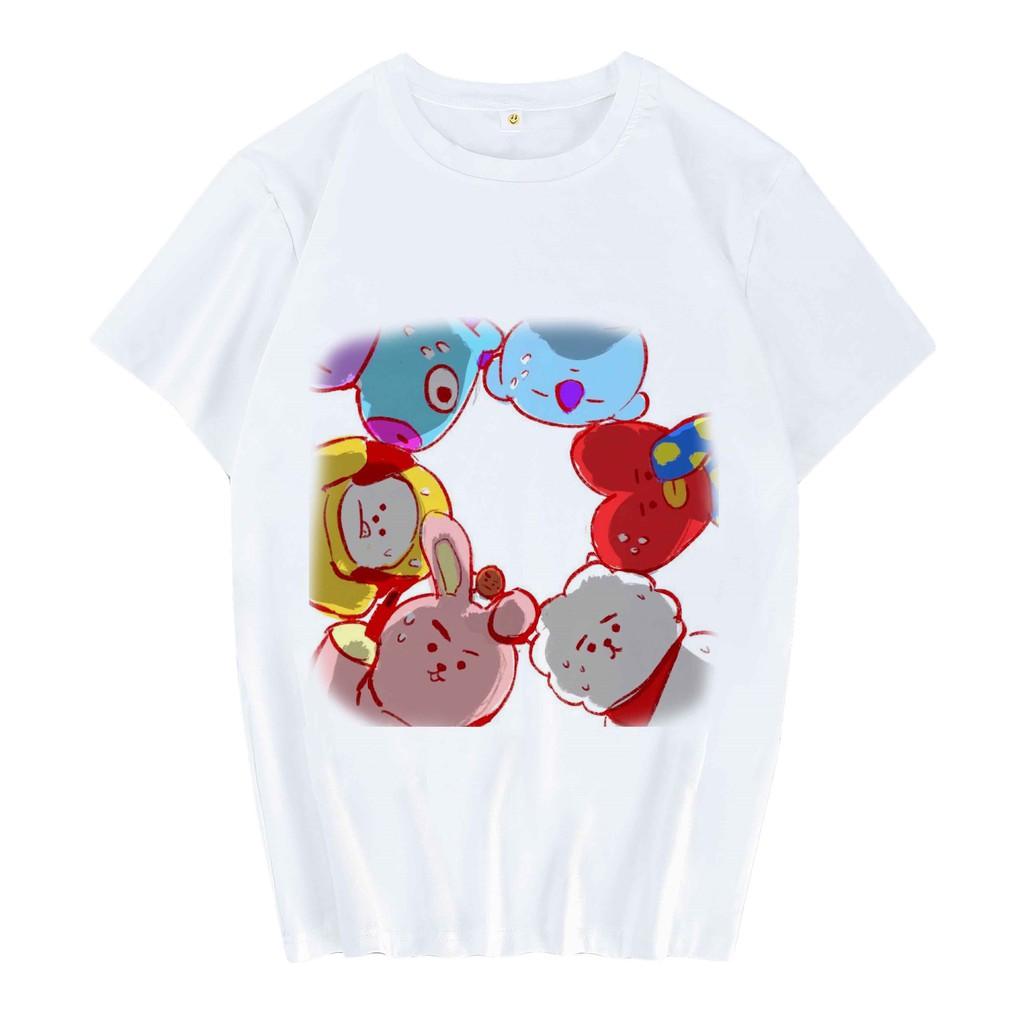 Áo phông BTS BT21 ngắn tay cực cool