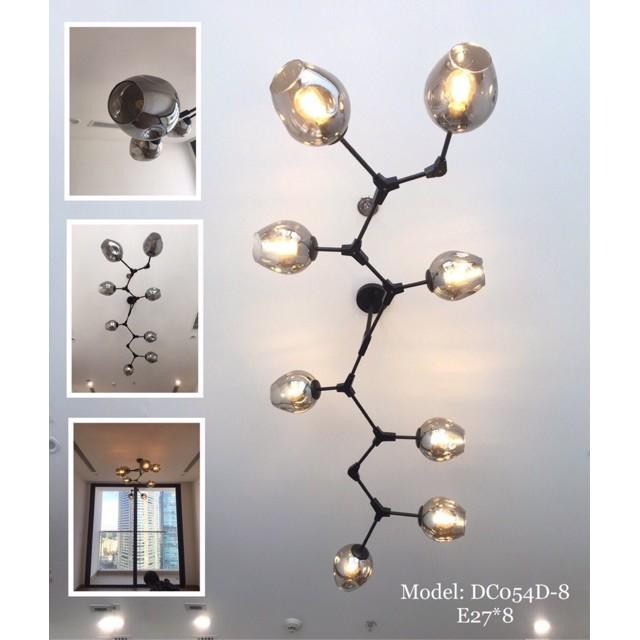 Đèn thả trần 6 bóng,đèn trang trí trần, đèn trần, đèn decor