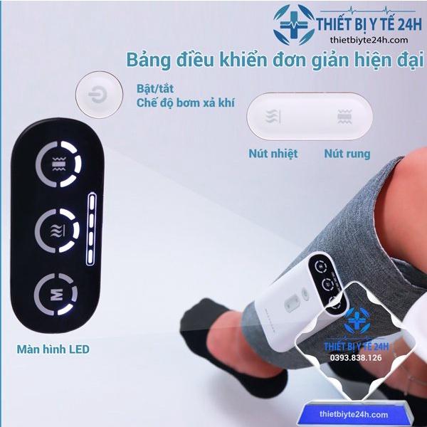 Máy Massage Bắp Chân Tích Hợp Nhiều Tính Năng Túi Khí Rung Massage Đến Nhiệt Sưởi Nóng Hỗ Trợ Giảm Đau Nhức HM-C23
