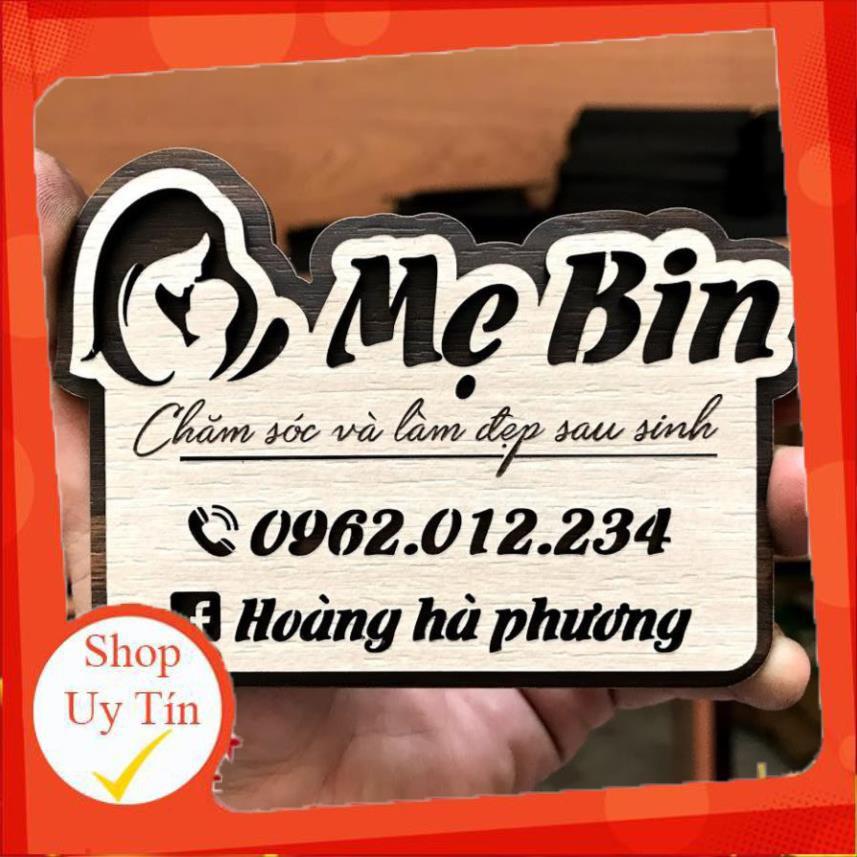 Bảng gỗ tên shop mini (đạo cụ chụp ảnh) chúng tôi thiết kế theo yêu cầu