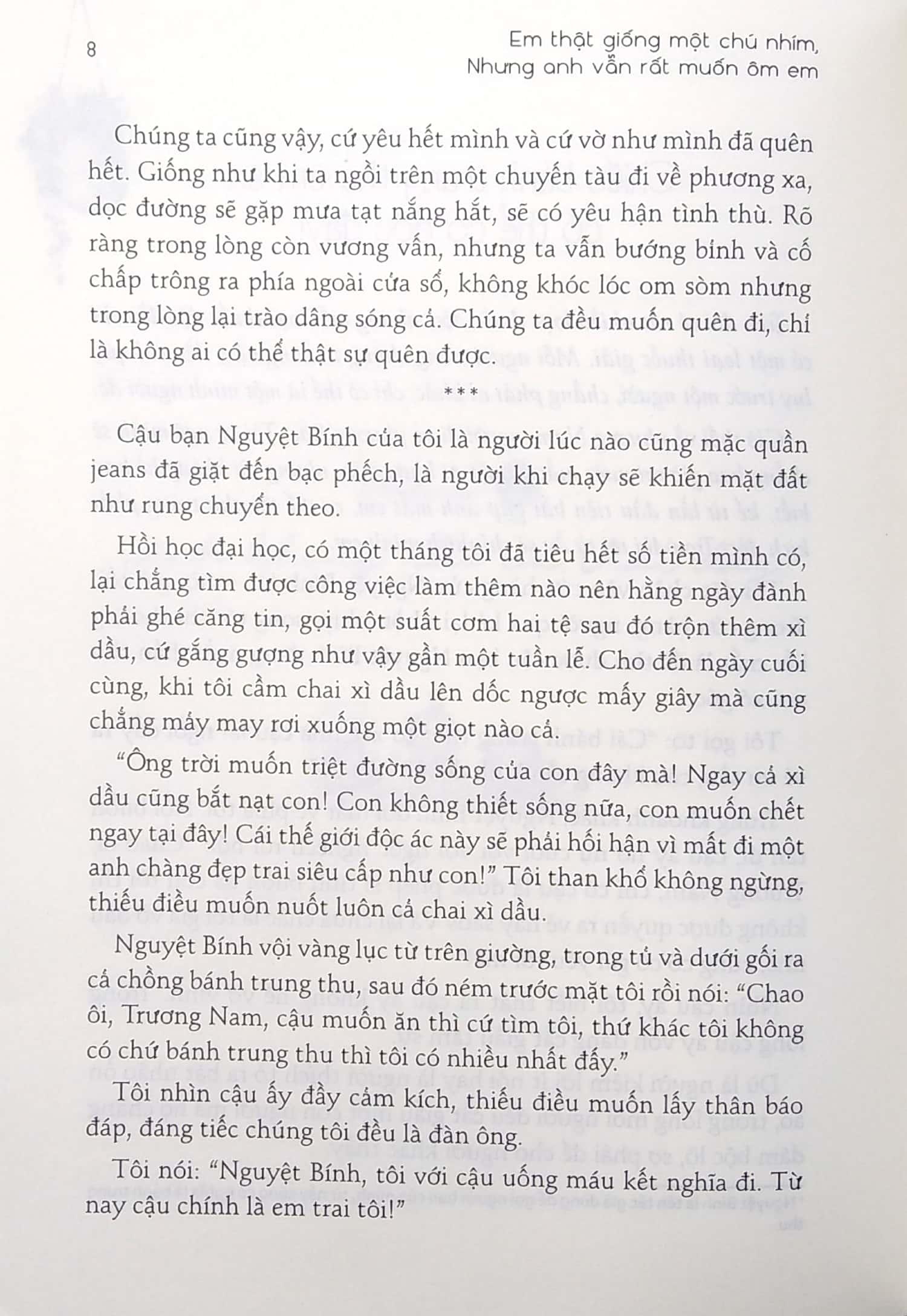 Em Thật Giống Một Chú Nhím, Nhưng Anh Vẫn Rất Muốn Ôm Em