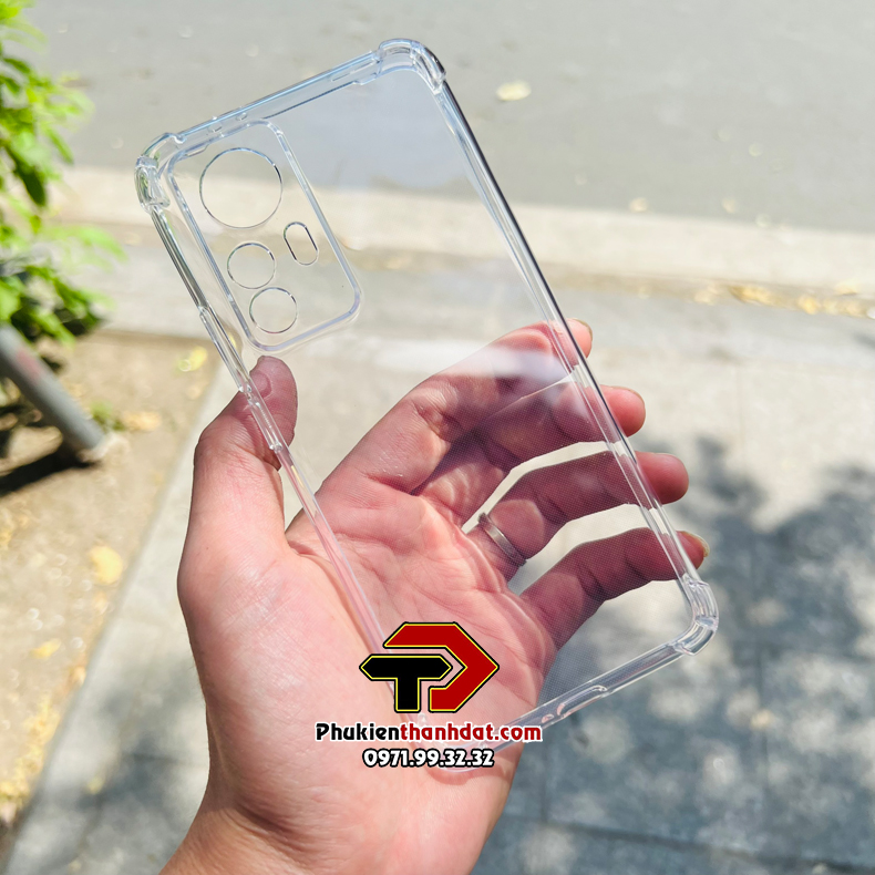 Ốp lưng Xiaomi 12T Pro dẻo trong suốt chống sốc bảo vệ camera sau