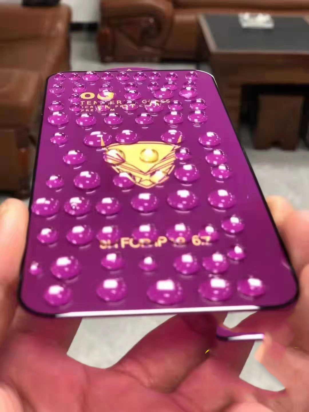 Kính cường lực siêu bền OG tím có màn ngăn bụi trên loa giành cho điện thoại iphone 13mini/ ip 13 / 13 pro / 13 pro max nếu kính bể hoàn tiền hoặc đổi - hàng chính hãng