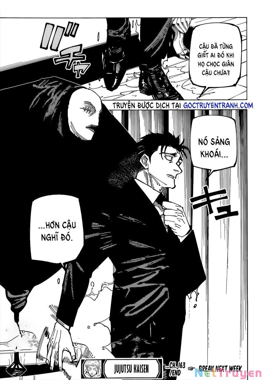 jujutsu kaisen - chú thuật hồi chiến chapter 163 18