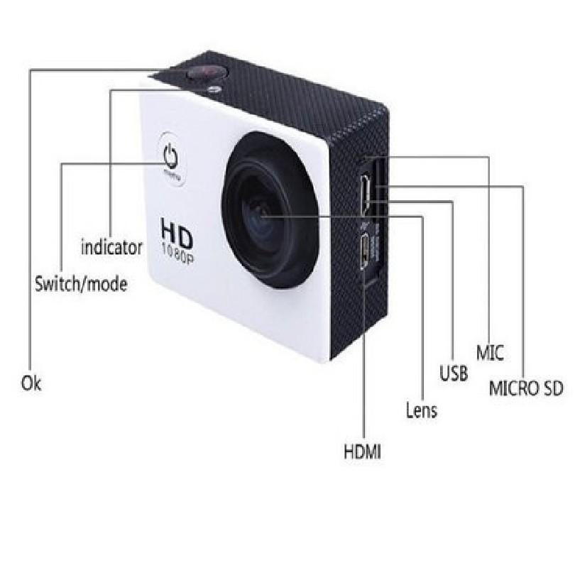 Camera Hành Trình Xe Máy Chống Nước FULL HD 1080P A9