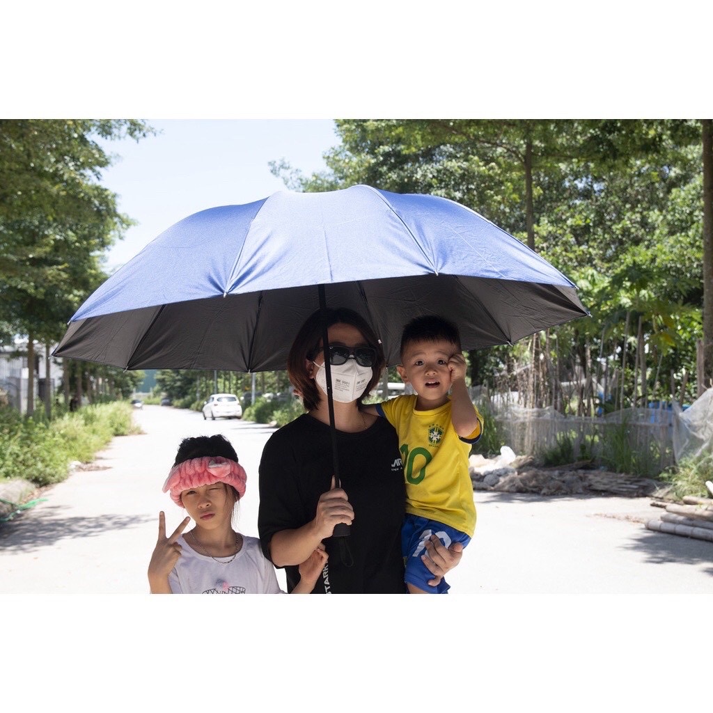 Dù che mưa nắng ,vải dù phủ 2 lớp chống tia UV , chống thấm nước , xếp gọn tiện dụng ,đi dạo dã ngoại , bảo vệ sức khỏe khi trời mưa nắng
